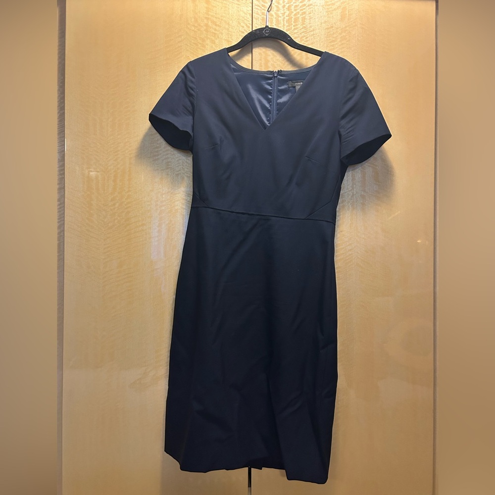 J.Crew Navy V-Neck Dress